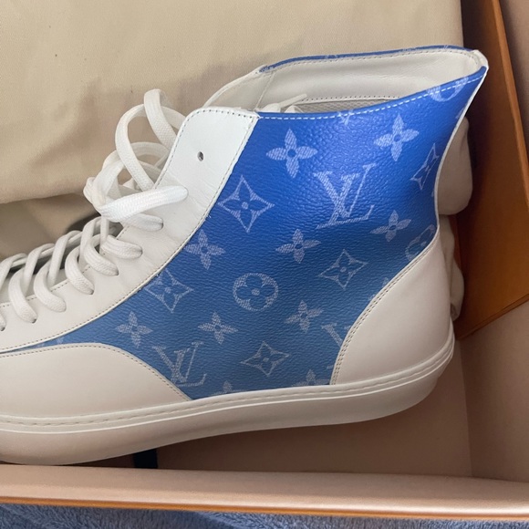 Louis Vuitton tattoo sneaker size 13 blue/white 100% new in the box - Picture 7 of 10